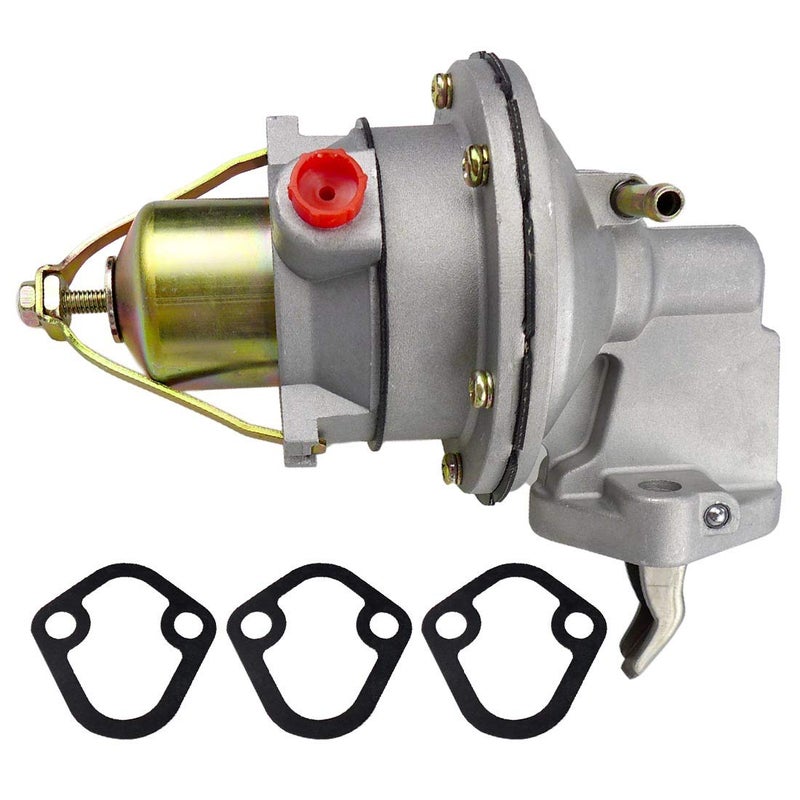 YUANTUO Mechanical Fuel Pump Fits for MerCruiser Mercury Marin MC120 MC165 MC170 MC180 MC190 MC470-1 MC488 Engine Penta 2.5L 3.0LX 3.0L 3.7L 3.7-LX 1995-2001, 3854858 42725A3 9-35422 509407 18-7282 - Image 1